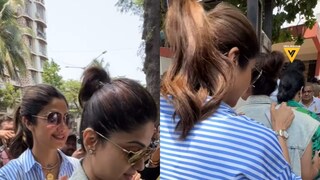 Shilpa Shetty Reaches Voting Booth Along With Mom Sunanda And Sister Shamita; Watch - Vimarsana News