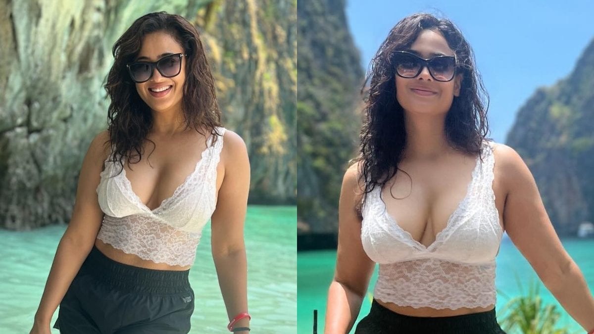 Sexy! Shweta Tiwari Goes Bold As She Flaunts Ample Cleavage In A White  Bralette; See Hot Photos - News18