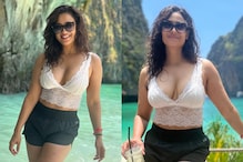 Sexy! Shweta Tiwari Goes Bold As She Flaunts Ample Cleavage In A White Bralette; See Hot Photos