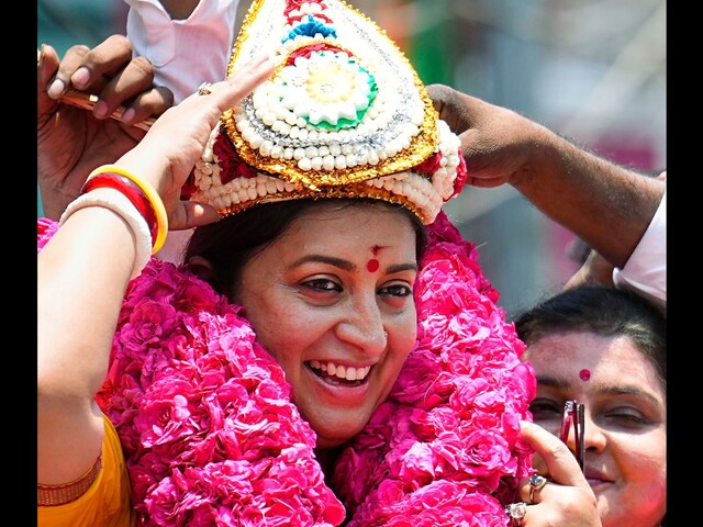 Smriti Irani’s spirited campaign in 2014 and 2019 registered the point that development had eluded Amethi despite it being a VIP constituency. (PTI)