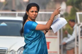 Supriya Sule is NCP(SP) Candidate from Baramati seat. (PTI File Photo)