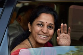 After Casting Vote, Supriya Sule Visits Ajit Pawar's Home In Baramati To Seek His Mother's Blessings