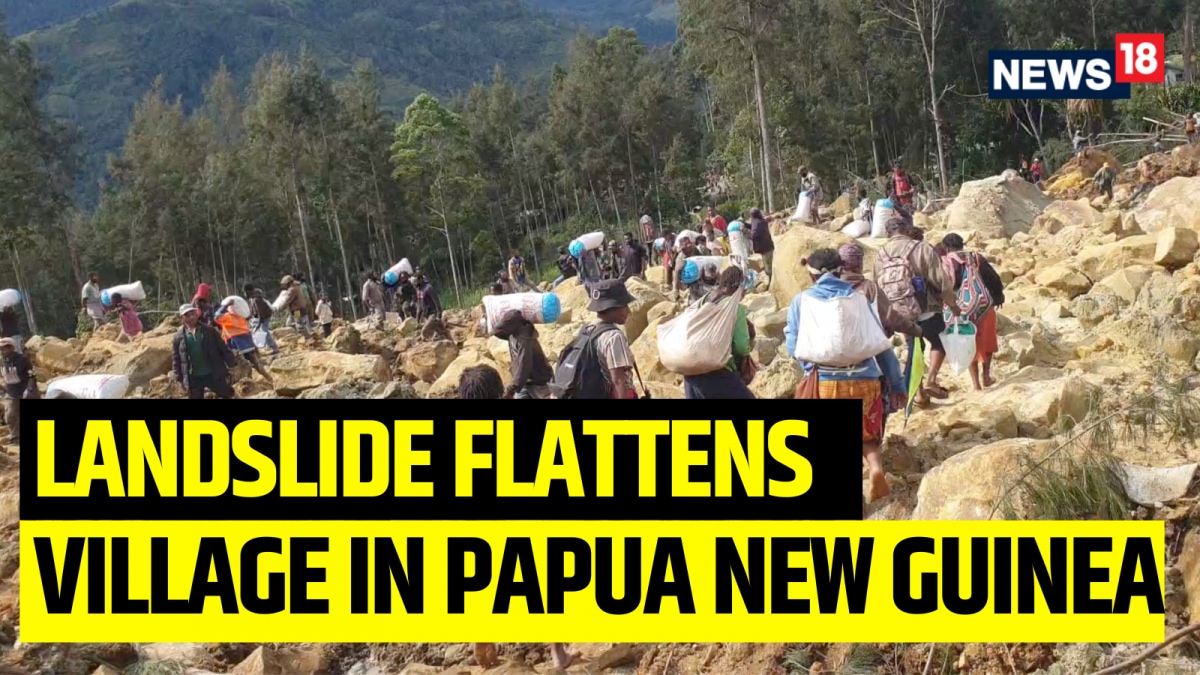 Hundreds Feared Dead After Landslide Flattens Remote Papua New Guinea ...
