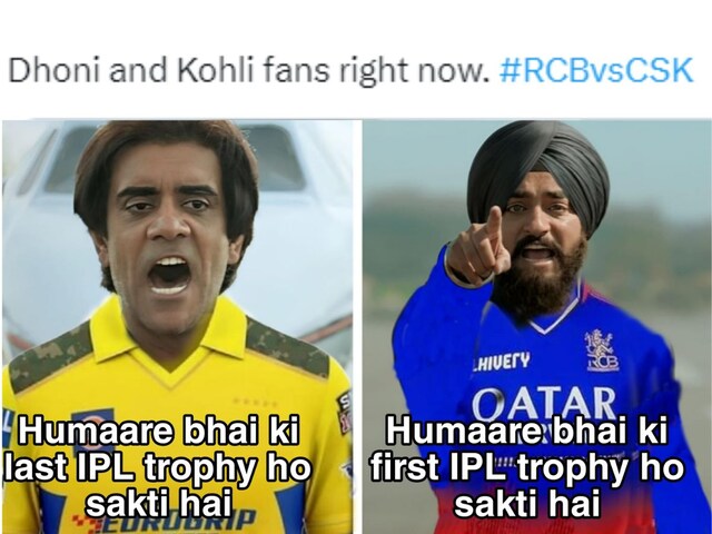 RCB vs CSK: Memes Set the Stage For Ultimate Kohli-Dhoni Battle Ahead ...