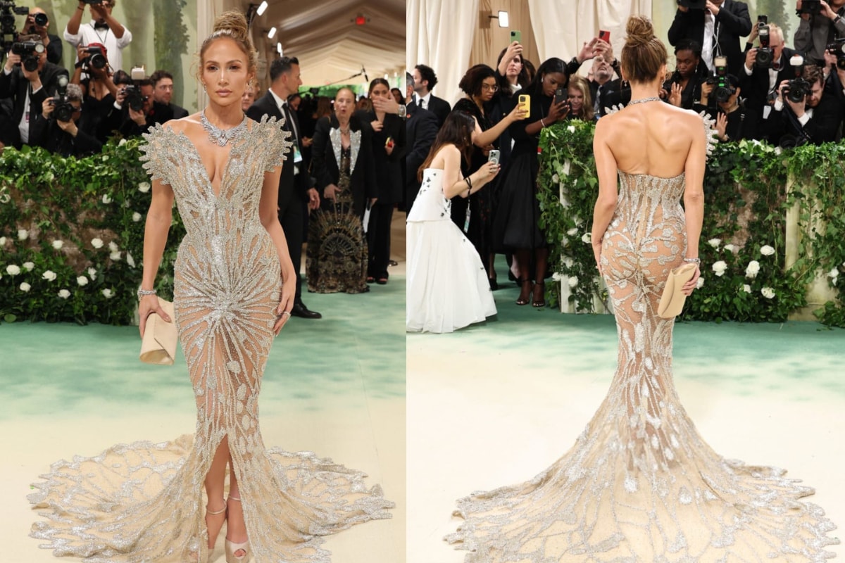 Met Gala 2024: Jennifer Lopez’s Gown Was Made Up of 2.5 Million Bugle Beads