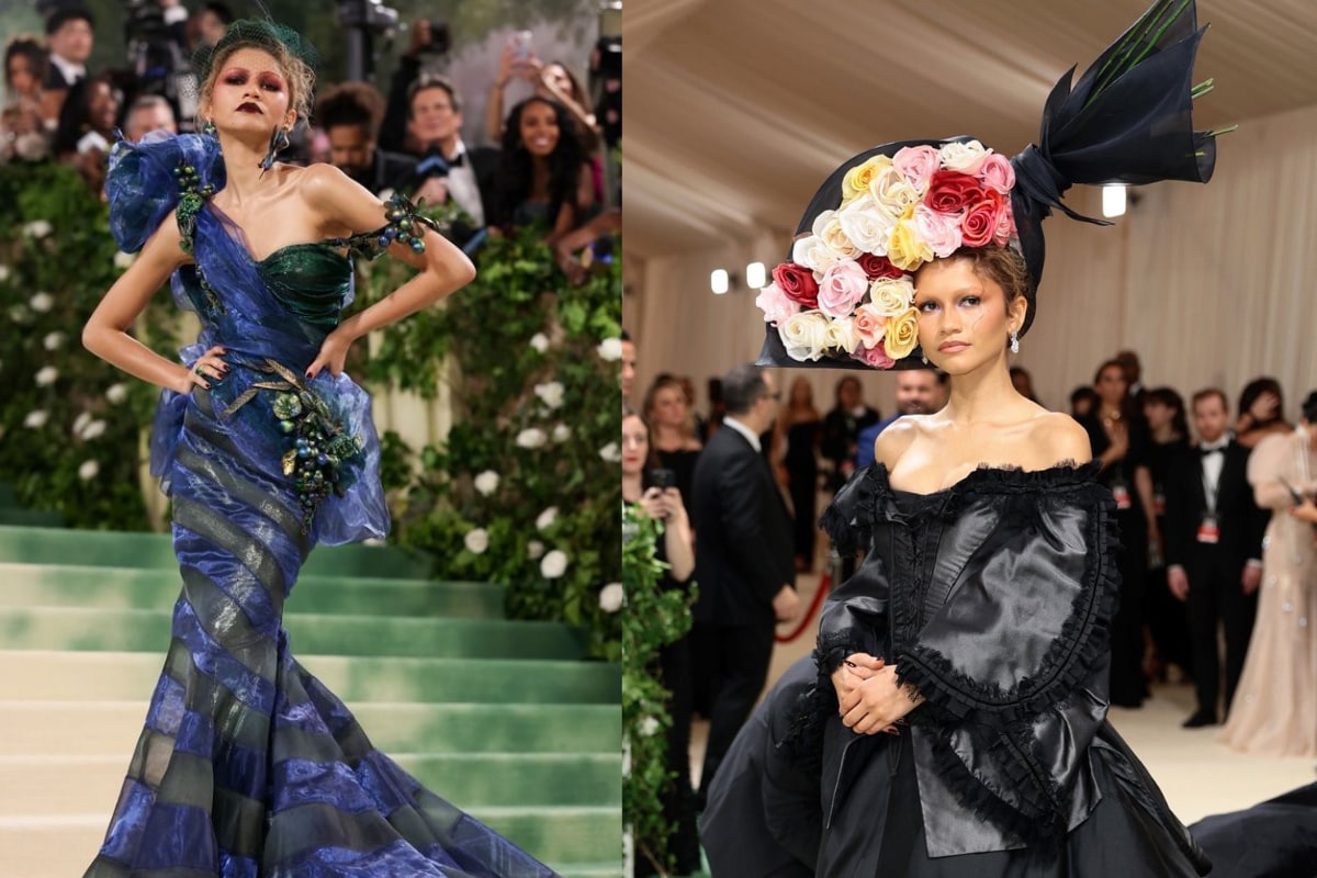 Zendaya Reawakens The Met Gala 2024 Carpet In Two Dramatic Styles; Take A Look