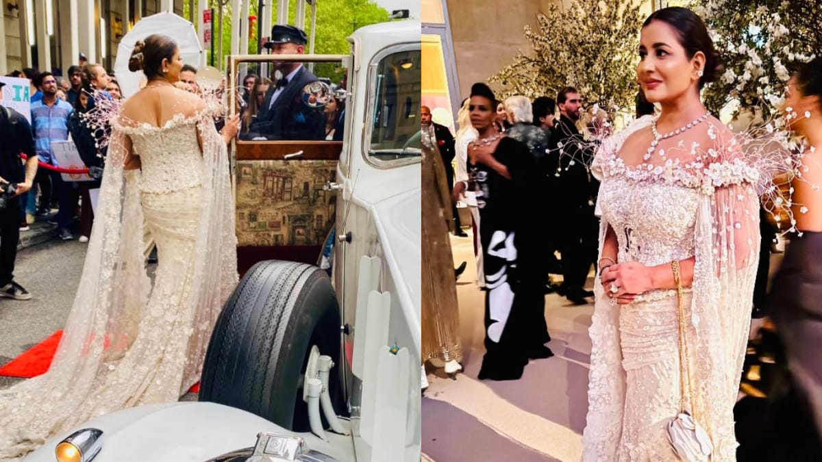 Indian Billionaire Sudha Reddy Stuns At Met Gala 2024 In A Bespoke