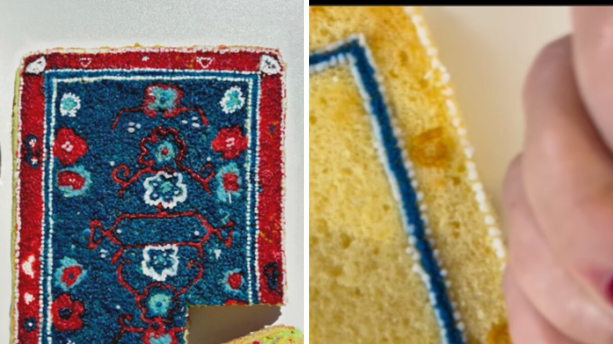 'This Can't Be Eaten': Foodies Think This Cake Decorated As Persian Rug Is Too Beautiful - Vimarsana News