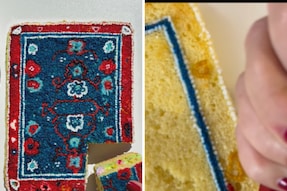 ‘This Can’t Be Eaten’: Foodies Think This Cake Decorated As Persian Rug Is Too Beautiful