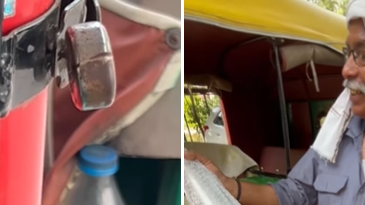 Woman Gifts Her Auto Driver Uncle A Water Bottle To Beat The Heat, Watch His Priceless Reaction - Vimarsana News