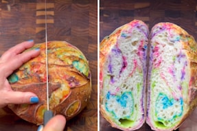 This Viral Rainbow Sourdough Bread Recipe Gets Internet Approval