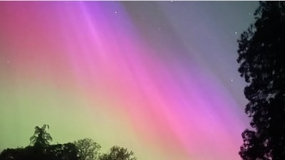 Pink Color Atnorth Northern Lights Paint UK, Europe Skies In Shades Of Pink, Purple And ...