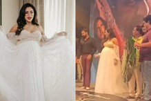 Mommy-to-be Amala Paul Flaunts Her Baby Bump In An Off-white Gown