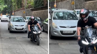 John Abraham Spotted Riding His Super Bike Aprilia RSV4 In Mumbai - Vimarsana News