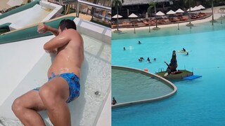 Watch: Man Performs Jaw-Dropping Dive At Water Park, Internet Wants To See Him At The Olympics - Vimarsana News