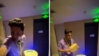 Watch: Desis Can't Keep Calm As Robot Delivers Food In China - Vimarsana News
