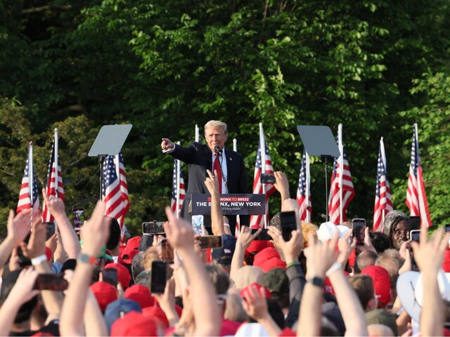 Watch: Trump Draws Big Crowd At Historic Bronx Rally In New York's ...