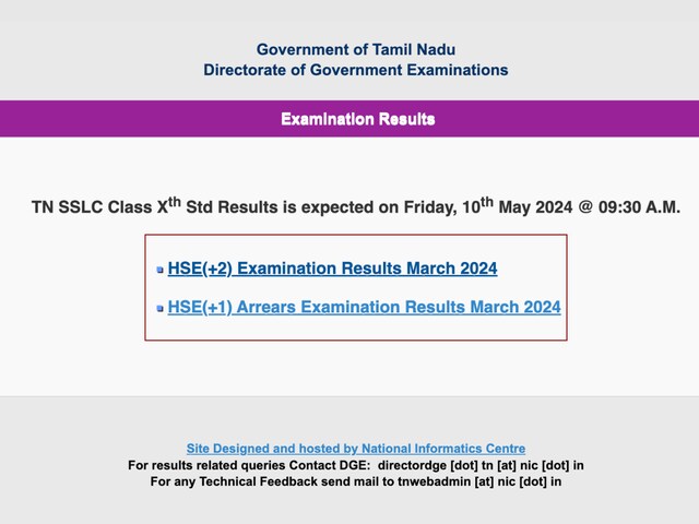 TN 10th Result 2024 LIVE: Declared! 91.55 Pass; Check Active Result ...