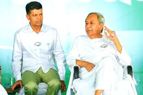Odisha 5T secretary VK Pandian and CM Naveen Patnaik