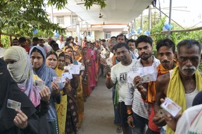 Voters in Hajipur, Bihar