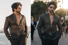 Heeramandi Actor Taha Shah Badussha Looks Handsome As Always In A Black Mesh Jacket At Cannes 2024