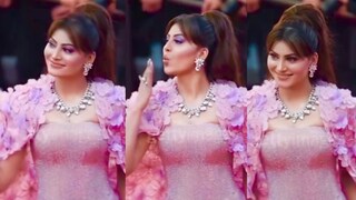 Cannes 2024: Urvashi Rautela Stuns In Another Pink Gown With Floral Cape - Vimarsana News