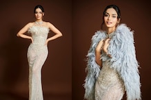 Manushi Chhillar Is A Total Smokeshow In Feathery Ivan Young Sequin Gown, See Pics