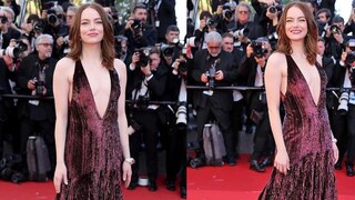 Cannes 2024: Emma Stone Picks A Louis Vuitton Shimmer Gown With Daring Neckline - Vimarsana News