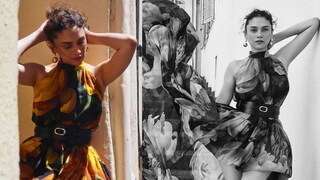 Aditi Rao Hydari Takes Over Cannes In A Gauri and Nainika Floral Dress - Vimarsana News
