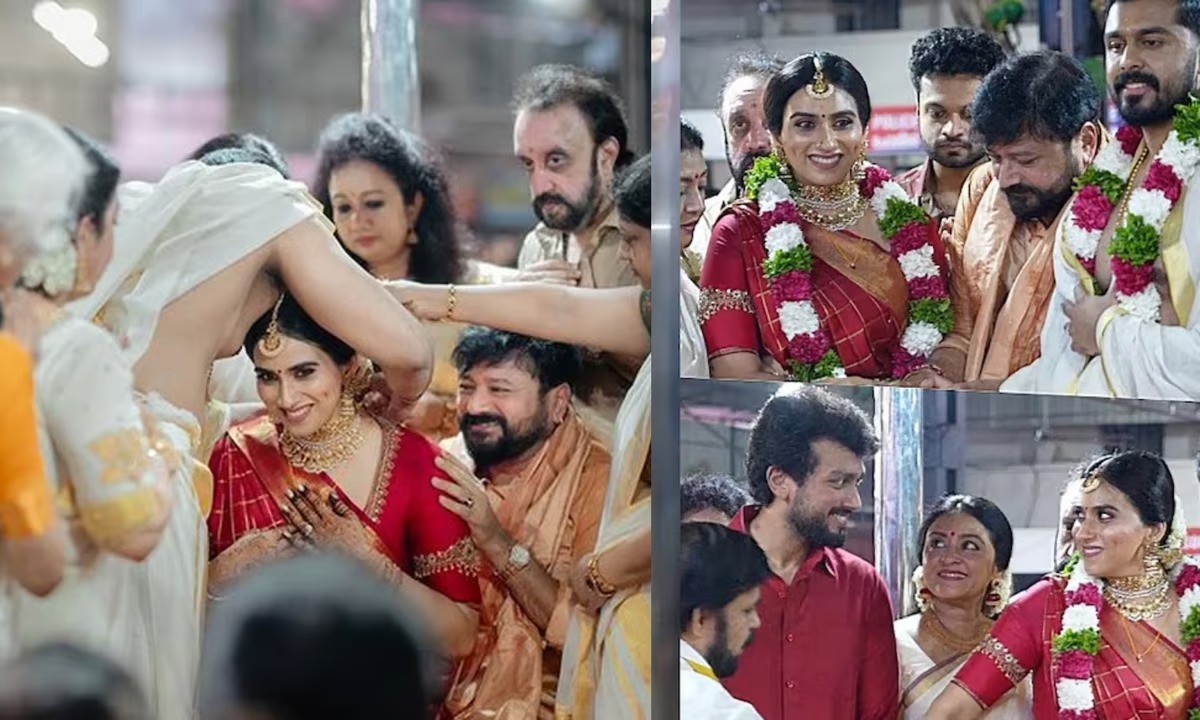 South Actor Jayaram's Daughter Malavika Jayaram Ties The Knot; See Pics ...