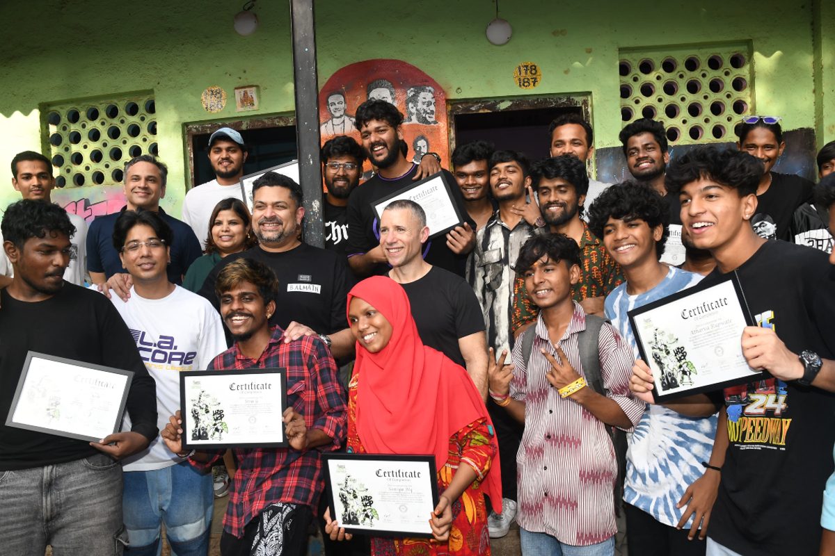 Universal Music Group Executive Engages with Dharavi Dream Project's Hip-Hop School, Amplifying Young Talent