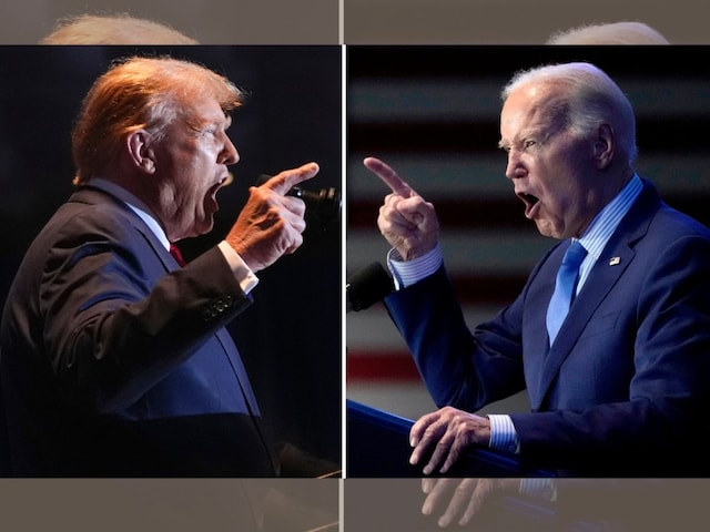 Biden's campaign has not missed a chance to bait his opponent over his legal troubles, referring to Trump as "Sleepy Don". (AP photo)