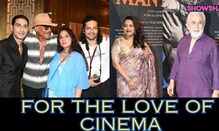 Richa Chadha, Ali Fazal, Jackie Shroff, Swara Bhasker, Naseeruddin Shah At Manthan Screening