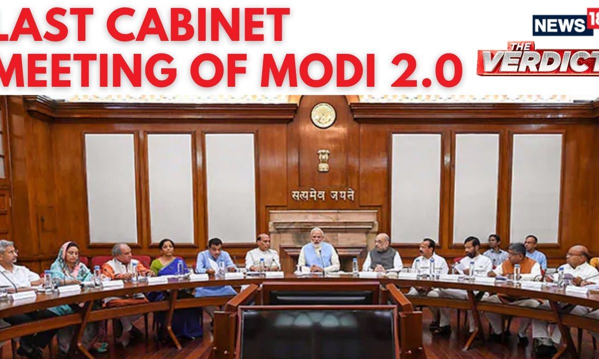 Last Cabinet Meeting Of Modi 2.0 Term Is Underway, First Visuals Out ...