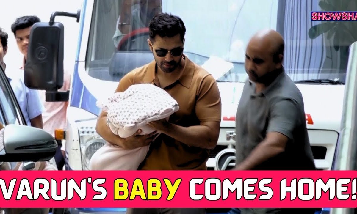 Varun Dhawan Makes FIRST Appearance With His Newborn Daughter As They Get Discharged I WATCH