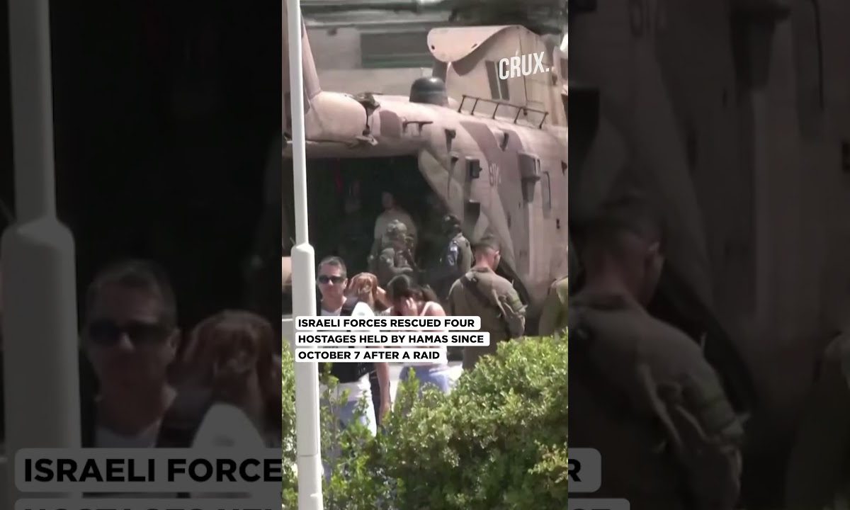 Watch how Israeli Army Rescued Hostage Noa Argamani From Gaza