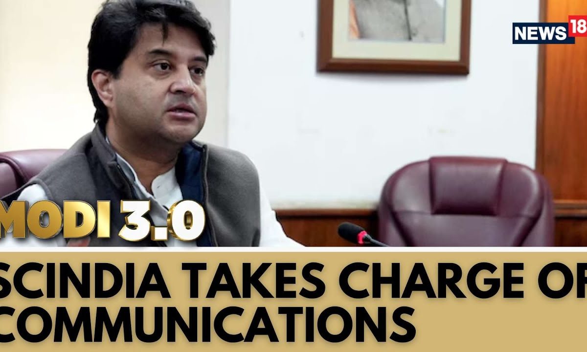 Jyotiraditya Scindia Takes Charge Of The Ministry For Communications | Modi 3.0 Cabinet | News18