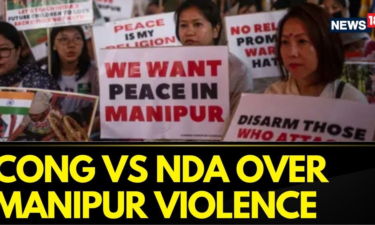 Manipur News Updates | Congress' Gaurav Gogoi Attacks NDA Over Their Silence On Manipur Violence