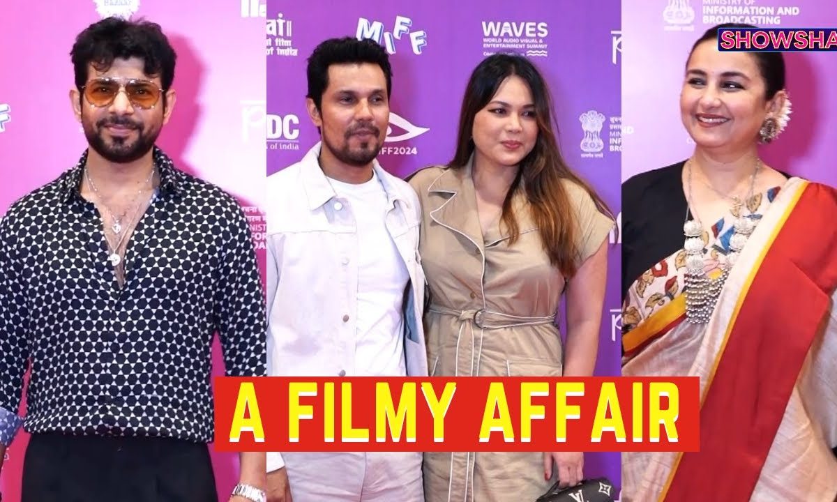 Taha Shah, Divya Dutta, Randeep Hood & Wife Lin At International Film Festival Opening Ceremony