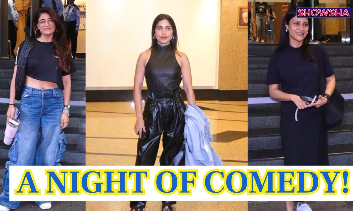 Bhumi Pednekar, Konkona Sen Sharma, Amol Parashar, Tahira Kashyap Attend Stand Up Comedy Show; WATCH