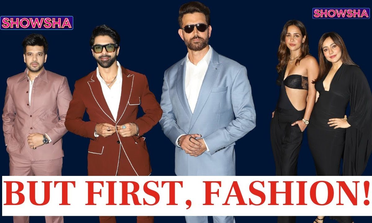 Hrithik Roshan, Taha Shah Badussha, Neha Sharma & Aisha Sharma Amp Up The Glam At Fashion Event