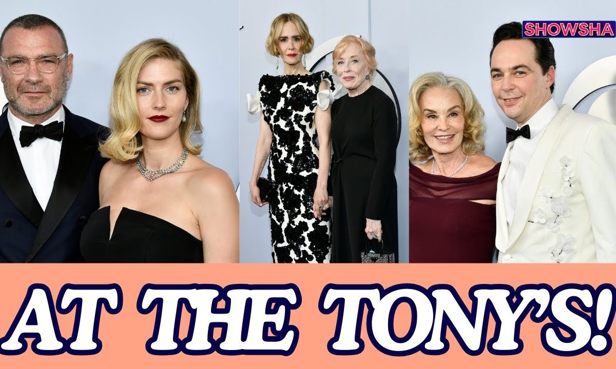 Jim Parsons, Sarah Paulson, Holland Taylor, Eddie Redmayne On Tony Awards Red Carpet | WATCH