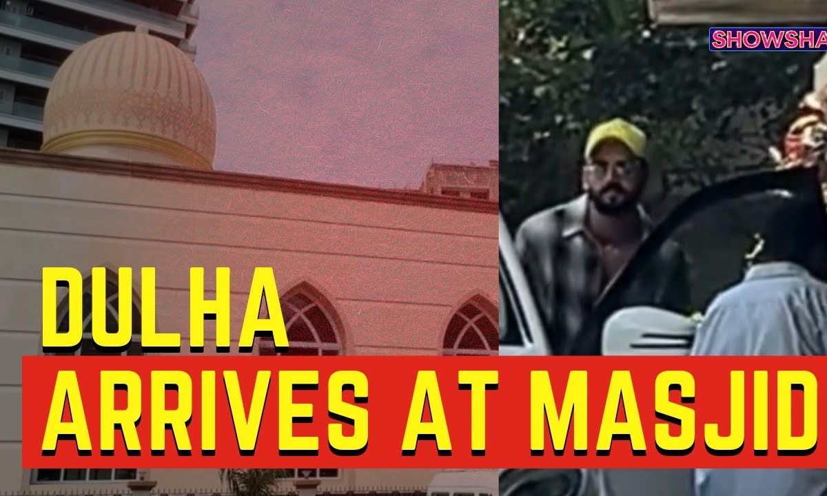 Zaheer Iqbal Reaches Masjid To Register Court Marriage With Sonakshi Sinha; WATCH