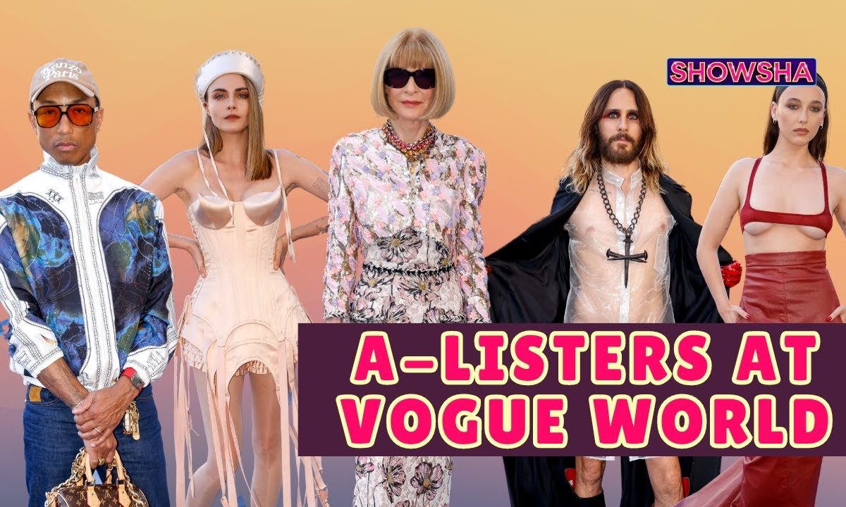 Jared Leto, Anna Wintour, Pharell Williams, Cara Delevingne Dazzle At Vogue World Event | WATCH