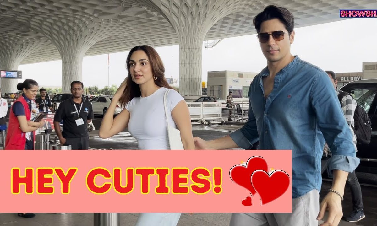 Sidharth Malhotra And His Lady Love Kiara Advani Look Adorable As They ...