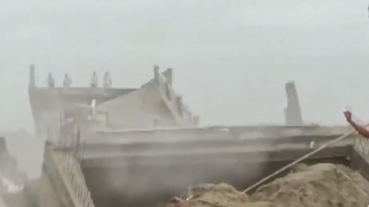Bridge Built At Cost Of Rs 12 Crore Collapses In Bihar's Araria Before ...