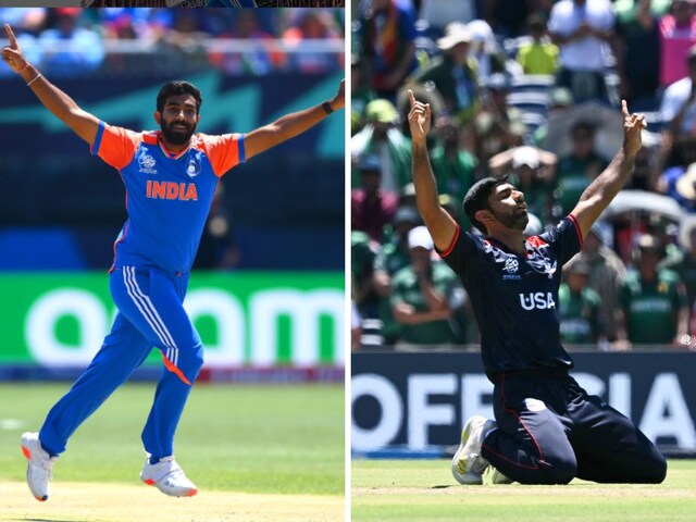IND and USA in the ICC Men's T20 World Cup 2024 match. (AP, AFP)