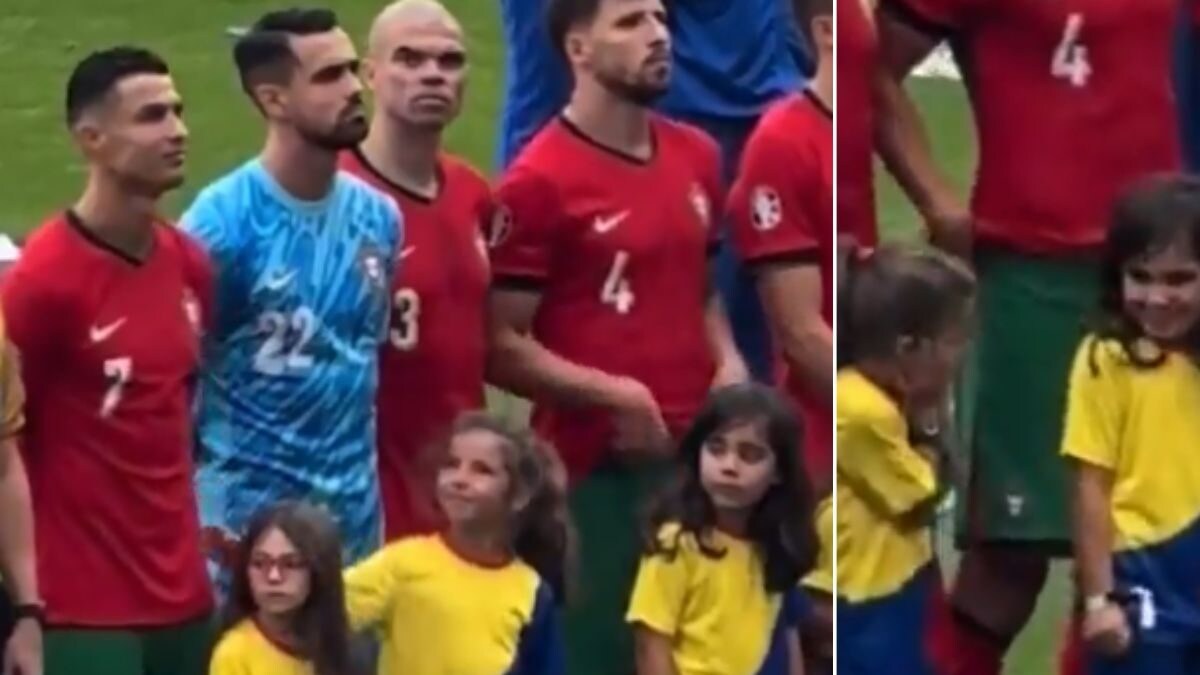 EURO 2024: Young Girl in Awe on Seeing Cristiano Ronaldo as Portugal-Tukrey Players Line-up | WATCH – News18