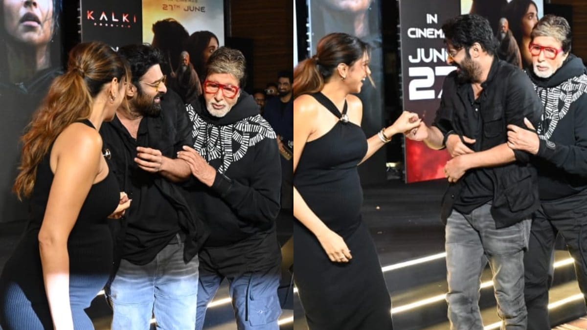 Prabhas Rushes to Help Pregnant Deepika at Kalki 2898 AD Event; Amitabh  Pats Him, Says 'Oye' | Watch - News18