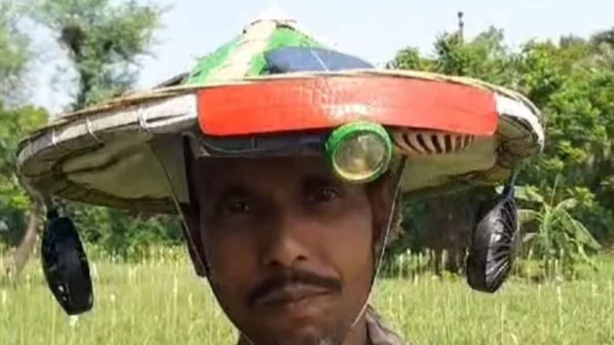Smart Hat Machine West Bengal Youth Invents Solar-powered Smart Hat To Protect Farmers In ...